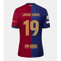 Camiseta Barcelona Lamine Yamal #19 Primera Equipación Replica 2024-25 mangas cortas